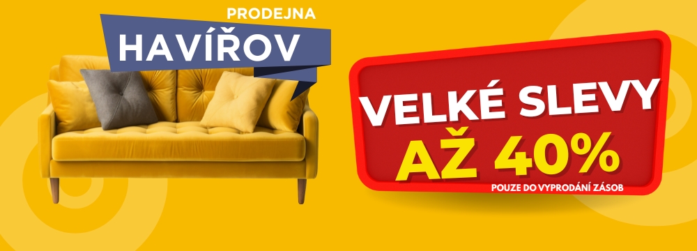 Velké slevy až 40% na prodejně v Havířově