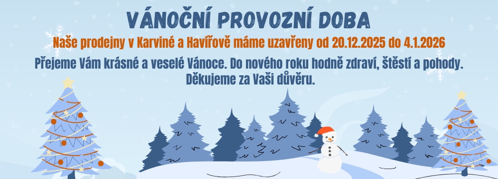 Vánoční provozní doba