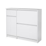 Zobrazit detail zboží: Botník Simplicity 206 bílý lesk (botníky)