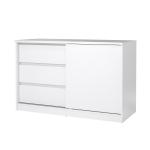 Zobrazit detail zboží: Komoda Simplicity 207 bílý lesk (komody)