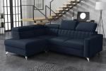 Zobrazit detail zboží: Sedací souprava Mildred Premium III levá tmavě modrá (levé)