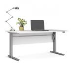 Zobrazit detail zboží: Výškově nastavitelný psací stůl Office 80400/318 bílá/silver grey (Office)