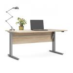 Zobrazit detail zboží: Výškově nastavitelný psací stůl Office 80400/318 dub sonoma/silver grey (Office)