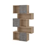 Zobrazit detail zboží: Knihovna Penta 738 jackson hickory/beton (Penta)