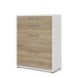 Zobrazit detail zboží: Skříňka Office 80400/158 bílá/dub sonoma (Office)