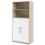 Zobrazit detail zboží: Knihovna Office 80400/155 dub sonoma/bílá (Office)