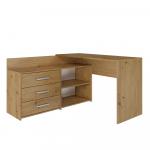Zobrazit detail zboží: Psací stůl s komodou Dado dub artisan ()