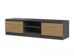 Zobrazit detail zboží: TV stolek Malvína 140 antracit/dub artisan ()