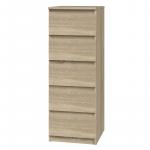 Zobrazit detail zboží: Komoda Malvína W5 dub sonoma ()