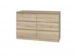 Zobrazit detail zboží: Komoda Malvína M6 120 400 dub sonoma ()