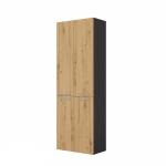 Zobrazit detail zboží: Koupelnová skříňka Noeli 3DD1K antracit/dub artisan ()
