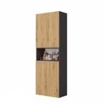 Zobrazit detail zboží: Koupelnová skříňka Noeli 2DK2K antracit/dub artisan ()