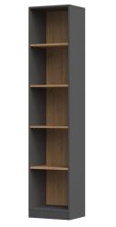 Zobrazit detail zboží: Knihovna Malvína 40 antracit/dub artisan ()