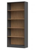 Zobrazit detail zboží: Knihovna Malvína 80 antracit/dub artisan ()