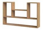 Zobrazit detail zboží: Závěsná knihovna Brody 4P dub artisan ()
