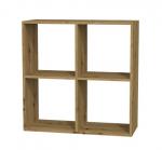 Zobrazit detail zboží: Regál Manja 2x2 dub artisan ()