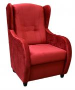 Zobrazit detail zboží: Relaxační křeslo ušák René Mexa Velvet 590 vínové ()