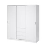 Zobrazit detail zboží: Skříň Simplicity 148 bílý lesk (skříně)