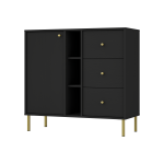 Zobrazit detail zboží: Komoda Tomila 824/2 černý grafit ()