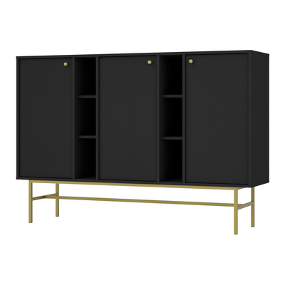 Zobrazit detail zboží: Komoda Tomila 823/3 černý grafit (černý grafit)