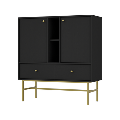 Zobrazit detail zboží: Komoda Tomila 825/3 černý grafit (černý grafit)