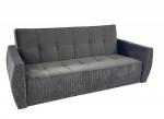 Zobrazit detail zboží: Pohovka Polly tmavě šedá (šířka nad 200 cm)
