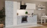 Zobrazit detail zboží: Kuchňská linka Todor 300 beton/bílá + PD 210 bílá (Todor)