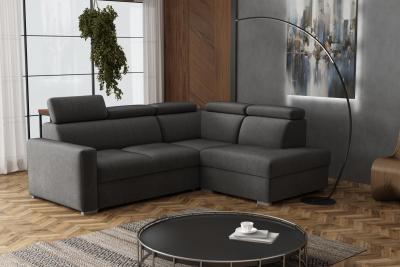 Zobrazit detail zboží: Sedací souprava Petrit II pravá Kronos šedá (pravé)