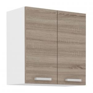 Zobrazit detail zboží: Kuchyňská skříňka Dalton 60-G-2F bílá/dub sonoma truffle (Dalton)