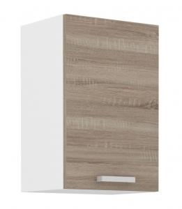 Zobrazit detail zboží: Kuchyňská skříňka Dalton 40-G-1F bílá/dub sonoma truffle (Dalton)