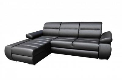 Zobrazit detail zboží: Sedací souprava Panini L černá (levé)