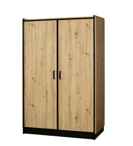 Zobrazit detail zboží: Skříň Karima 2D dub artisan/černá (Karima)