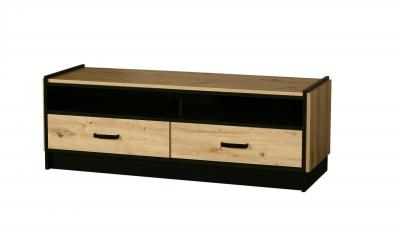 Zobrazit detail zboží: TV stolek Karima 2S dub artisan/černá (Karima)