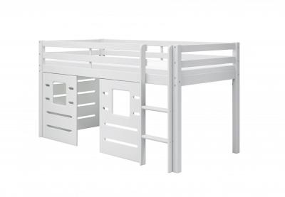 Zobrazit detail zboží: Vyvýšená postel Actim s panely Treehut bílá (Actim)