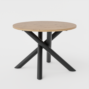 Zobrazit detail zboží: Jídelní stůl Osman kulatý dub artisan ()