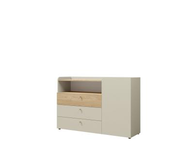 Zobrazit detail zboží: Komoda Yuva R8 béžová/dub (Yuva)