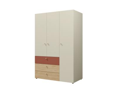 Zobrazit detail zboží: Skříň Yuva R1 béžová/dub/korál (Yuva)