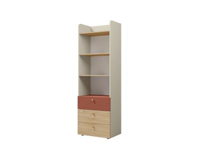 Zobrazit detail zboží: Knihovna Yuva R5 béžová/dub/korál (Yuva)