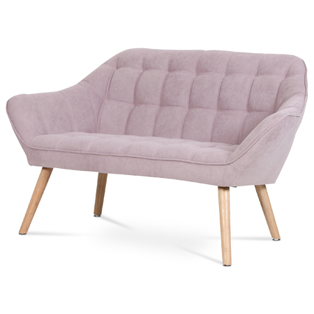 Zobrazit detail zboží: Dvoumístná pohovka, růžová, látka, AK-322 PINK2 (šířka do 200 cm)