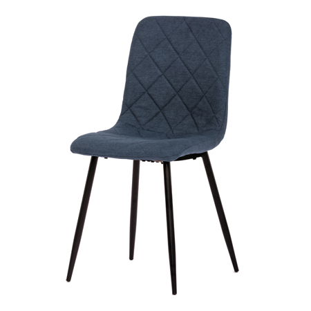 Zobrazit detail zboží: Jídelní židle, modrá, látka, CT-283 BLUE2 (Jídelní židle čalouněné)