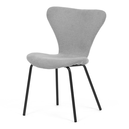 Zobrazit detail zboží: Jídelní židle, šedá, látka, CT-S8010 SIL2 (Jídelní židle čalouněné)