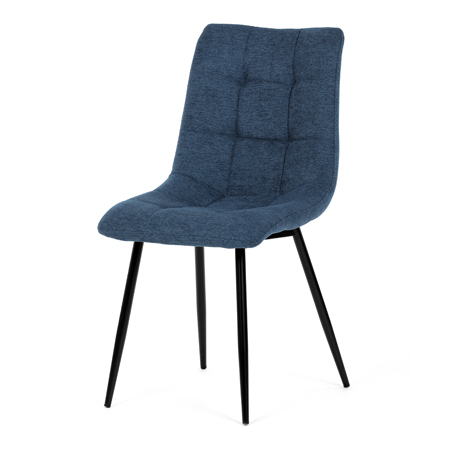 Zobrazit detail zboží: Jídelní židle, modrá, látka, DCL-193 BLUE2 (Jídelní židle čalouněné)