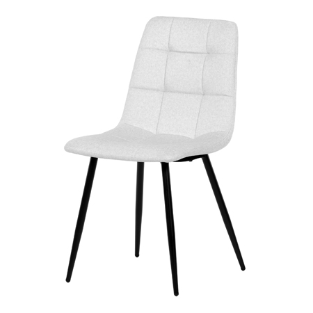 Zobrazit detail zboží: Jídelní židle, bílá, sametová látka, DCL-X7015 WT2 (Jídelní židle čalouněné)