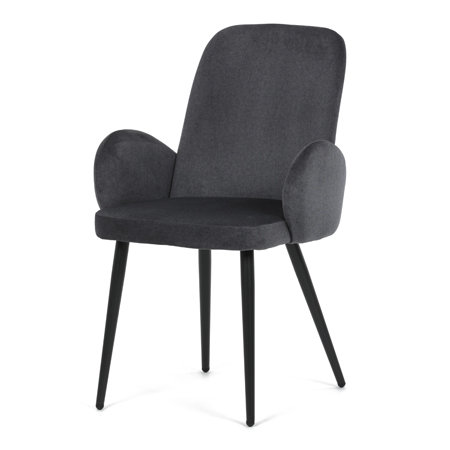 Zobrazit detail zboží: Jídelní židle, šedá, sametová látka, DCL-X7129 GREY2 (Jídelní židle čalouněné)