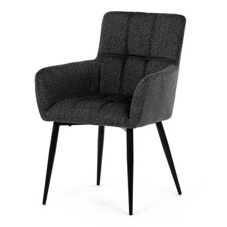 Zobrazit detail zboží: Jídelní židle, šedá, látka, DCH-P3146 GREY2 (Jídelní židle čalouněné)