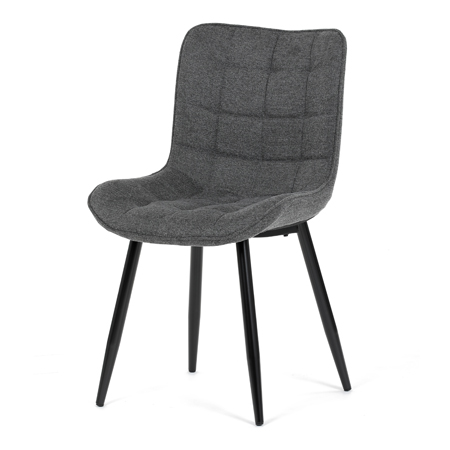Zobrazit detail zboží: Jídelní židle, šedá, látka, HC-462 GREY2 (Jídelní židle čalouněné)