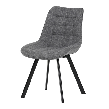 Zobrazit detail zboží: Jídelní židle, šedá, látka, HC-465 GREY2 (Jídelní židle čalouněné)