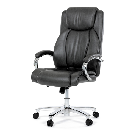 Zobrazit detail zboží: Kancelářské křeslo, houpací mechanismus, šedá ekokůže, KA-F1385 GREY (Čalouněná kancelářská křesla)