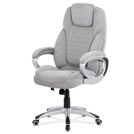 Zobrazit detail zboží: Kancelářské křeslo, houpací mechanismus, šedá, KA-G196 SIL2 (Čalouněná kancelářská křesla)