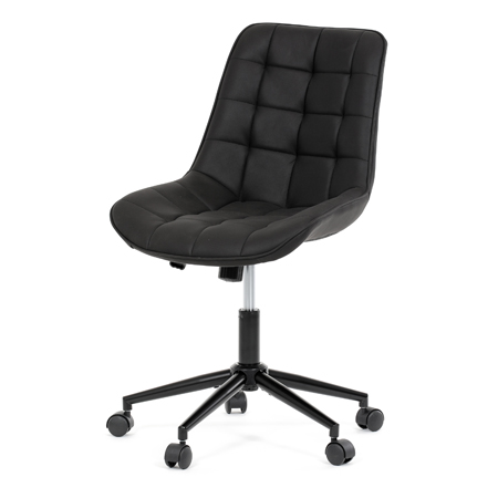 Zobrazit detail zboží: Pracovní židle, výškově nastavitelná, černá látka, KA-V3120 BK3 (Čalouněná kancelářská křesla)